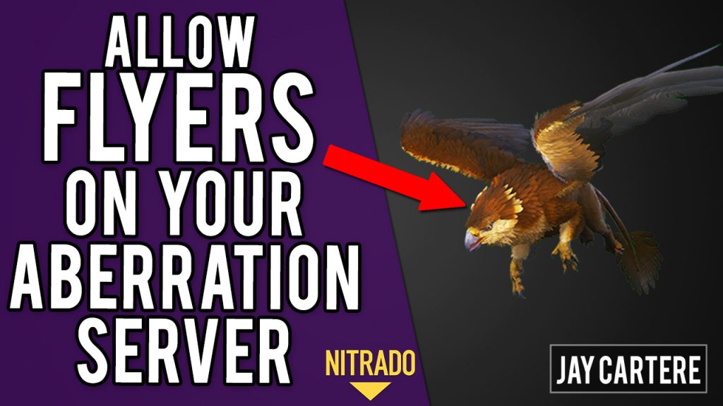 How To Allow Non Aberration Dinos / Flyers On Your ARK Aberration Server - ARK PS4 Server Tutorial
