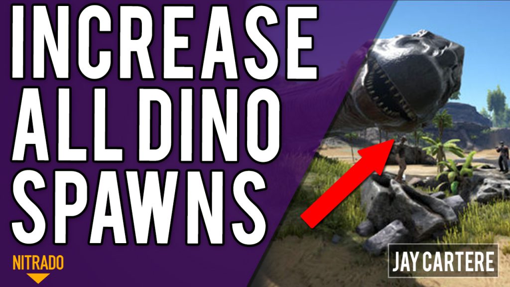 How To Increase ALL Dino Spawns / Spawn Rates On Your ARK PS4 Server - ARK PS4 Server Tutorial